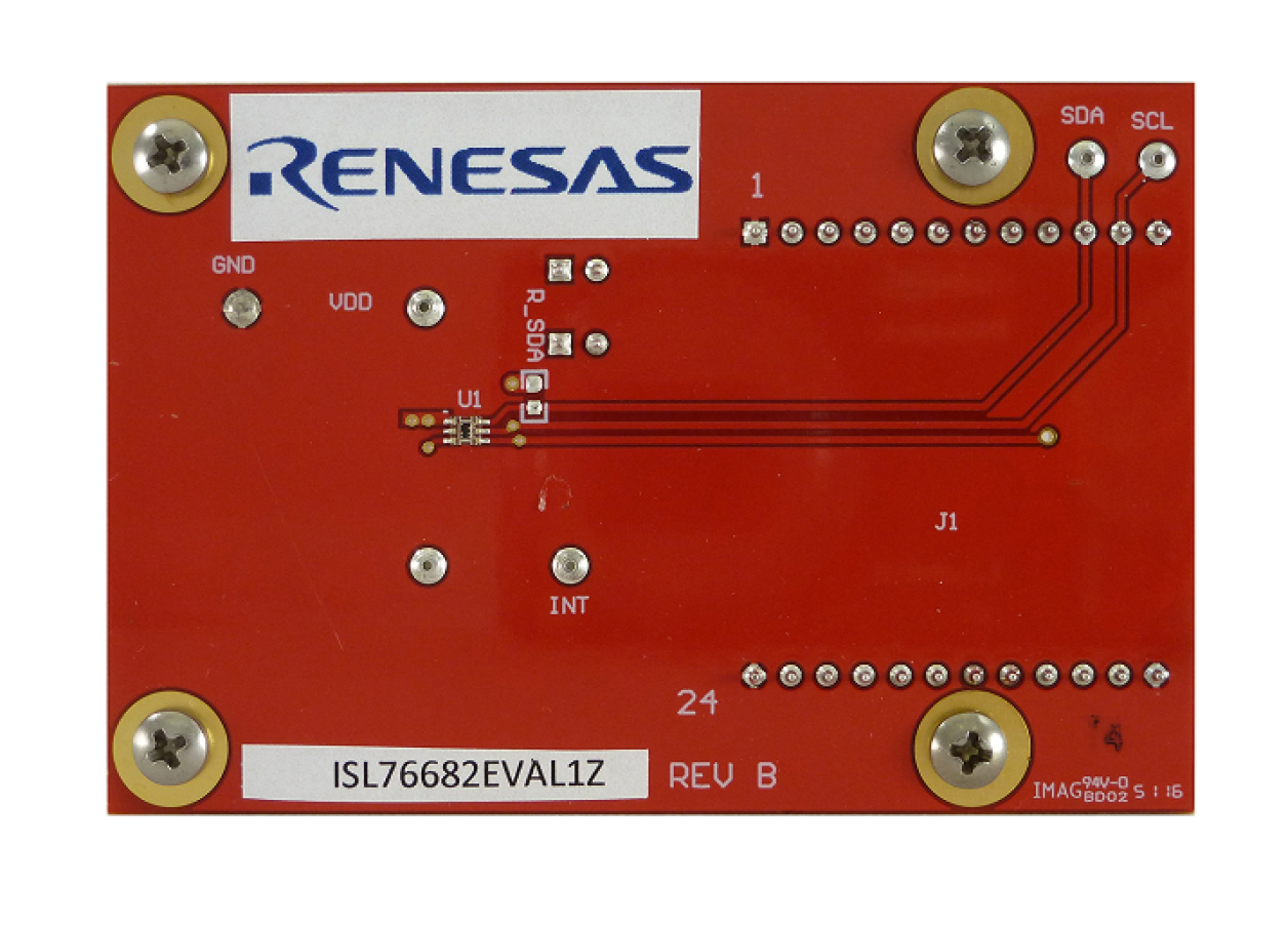 ISL76682EVAL1Z - Light-to-Digital Output Sensor with I²C Interface